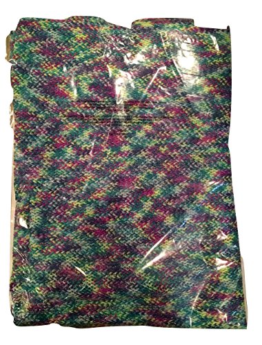 CBC Crown Silk Feel Christmas Scarf – Snowflakes, Deer, Snowman – 13x60” – Multicolor
