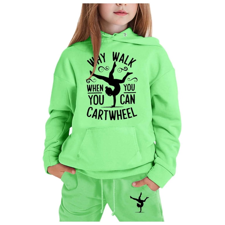 Girls Y2K Tracksuit - Child Boys Girls Long Sleeve Solid Warm