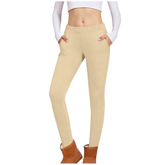 Girls Yoga Leggings High Waist Soft Solid Stretch Tights Solid Color Gym Active Pants Fall Winter Clothes