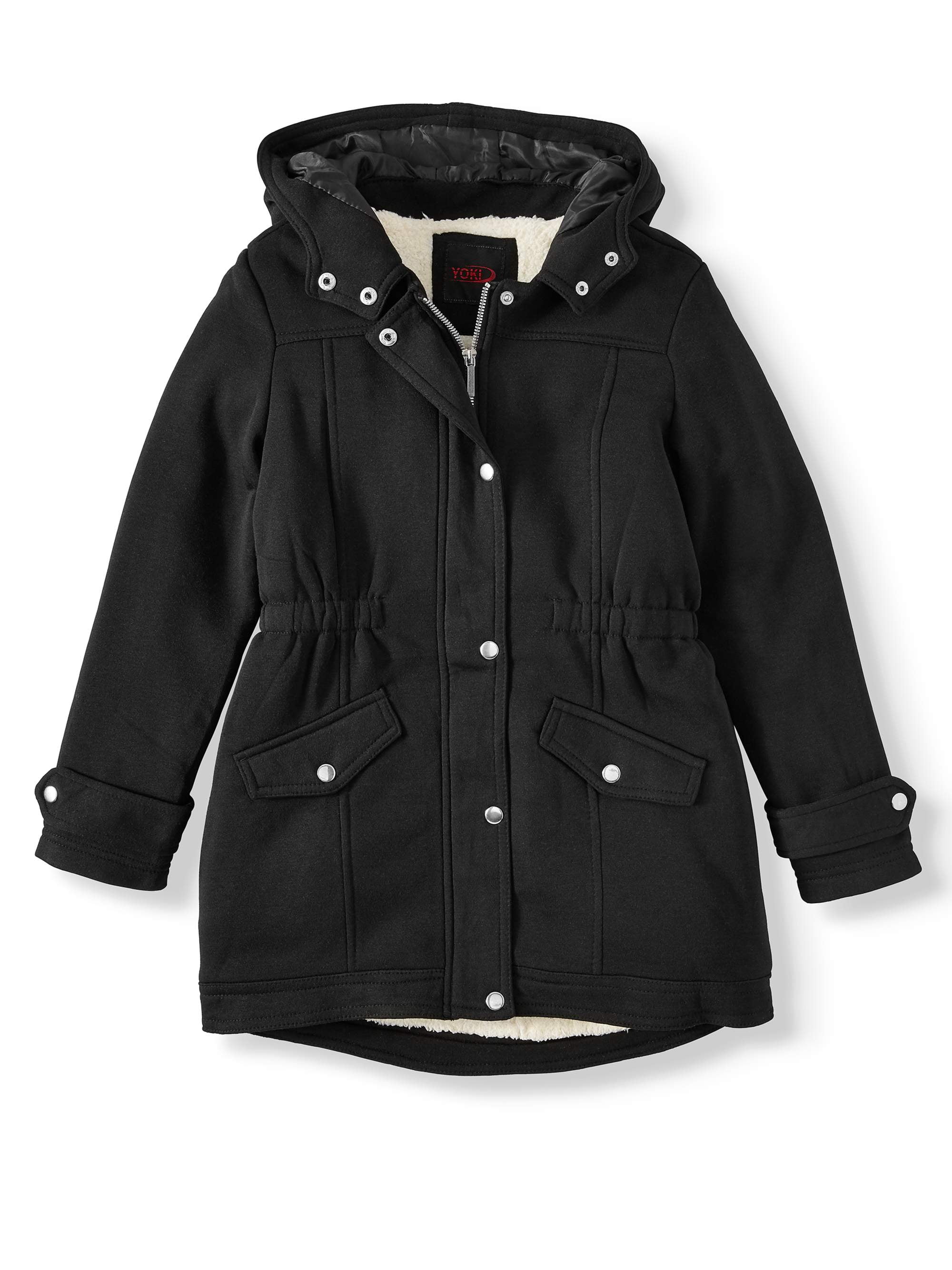 Girls Yoki Sherpa Lined Fleece Anorak Jacket, sizes 416