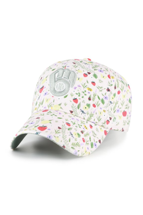 Girls Youth '47 Light Pink Milwaukee Brewers Posey Clean Up Adjustable Hat