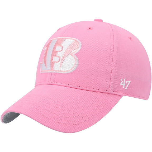 Girls Youth '47 Pink Cincinnati Bengals Rose MVP Adjustable Hat