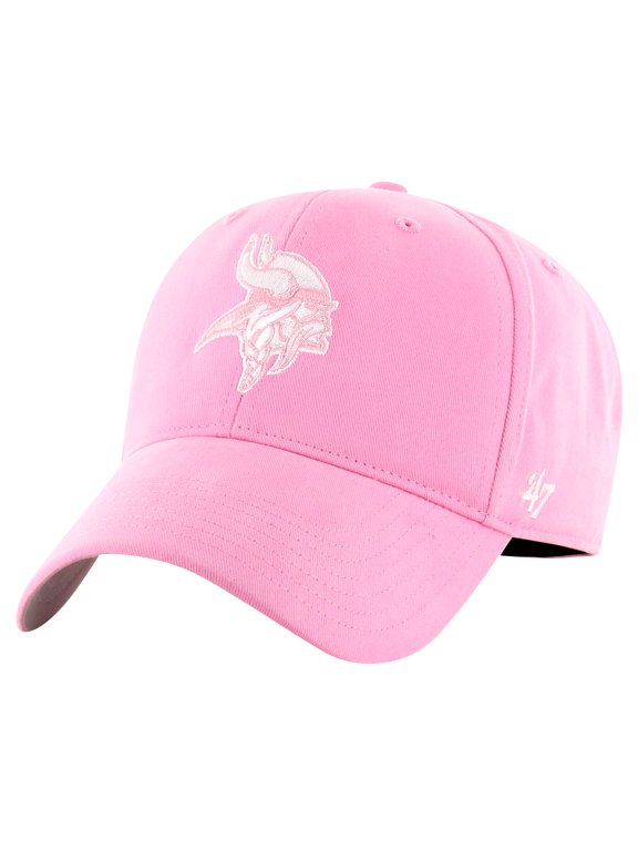 Girls Youth '47 Pink Minnesota Vikings Rose MVP Adjustable Hat
