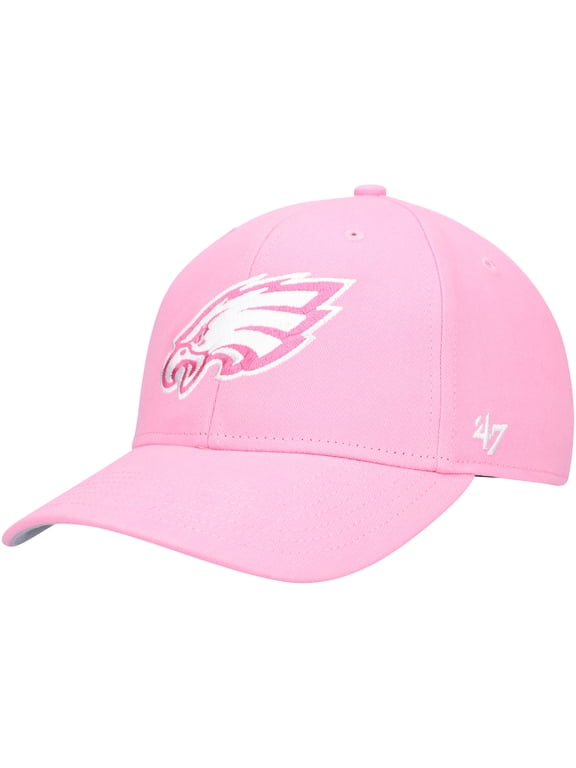 Girls Youth '47 Pink Philadelphia Eagles Rose MVP Adjustable Hat