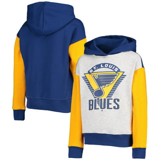 St. Louis Blues Fanatics Branded Women's Primary Team Logo Fleece V-Neck  Pullover Hoodie - Blue