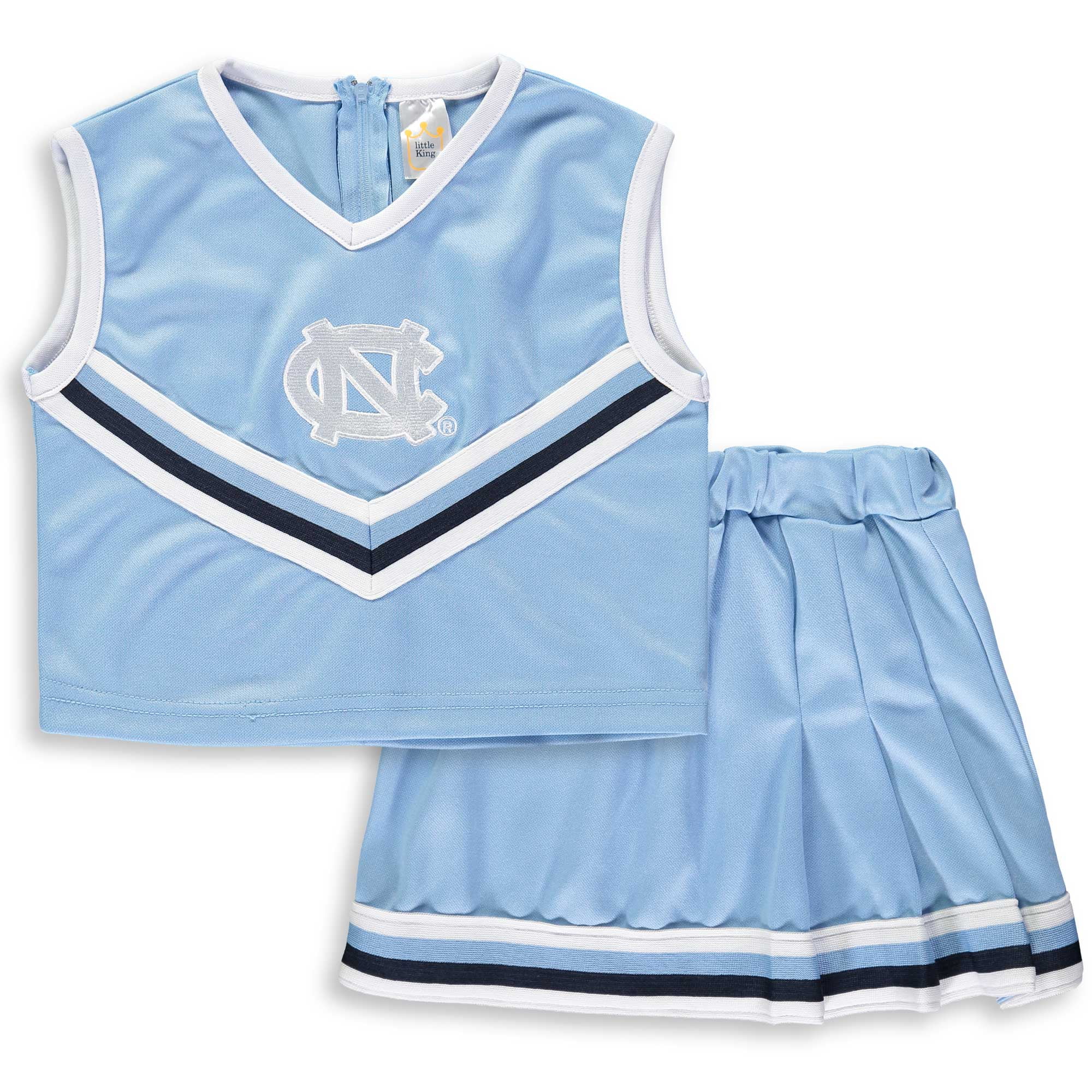 Girls Youth Carolina Blue North Carolina Tar Heels TwoPiece Cheer Set