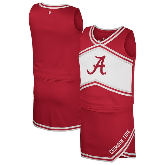 Girls Youth Colosseum Crimson Alabama Crimson Tide Cheerleader Top & Skirt Set