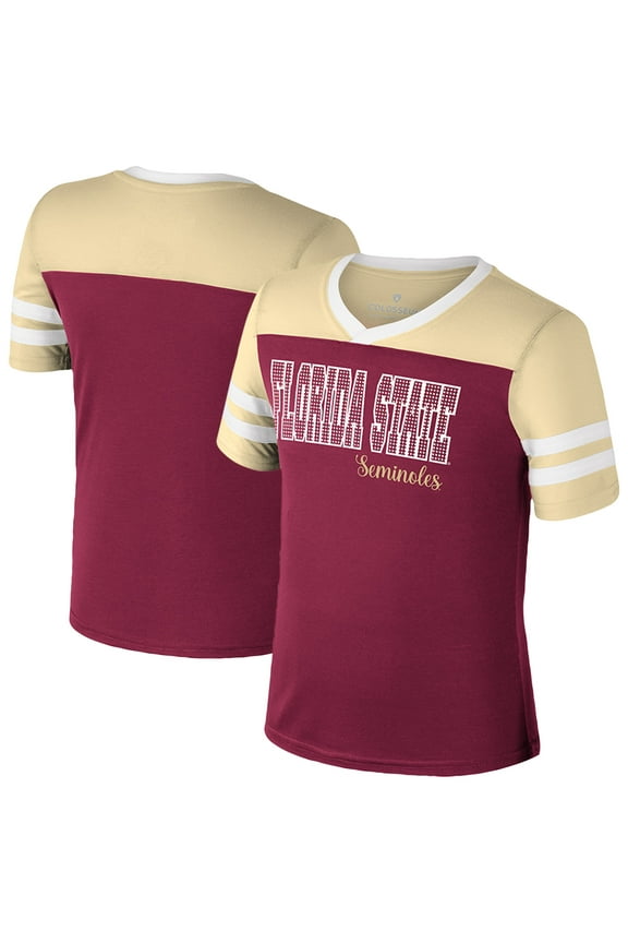 Girls Youth Colosseum Garnet Florida State Seminoles Space Opera T-Shirt