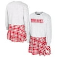 thumbnail image 1 of Girls Youth Colosseum Gray Nebraska Huskers Marceline Plaid Skirt and Top Set, 1 of 3