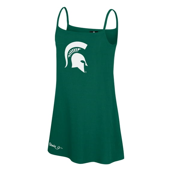 Girls Youth-Colosseum Green Michigan State Spartans Brook Tank Dress