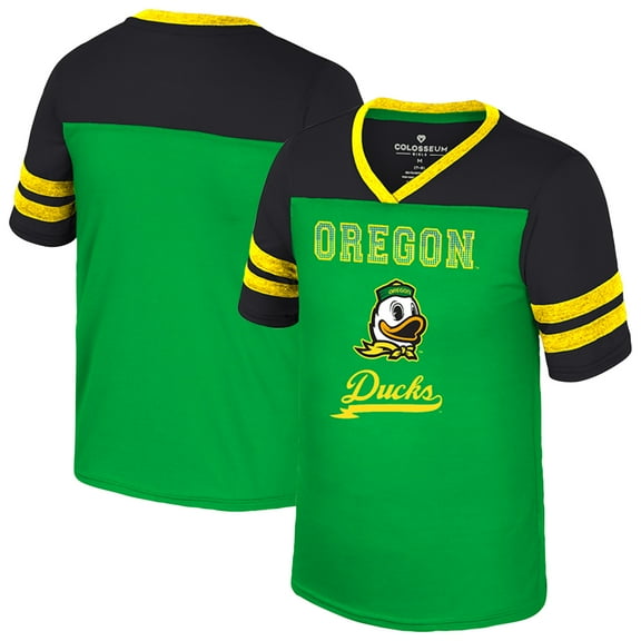Girls Youth Colosseum Green Oregon Ducks Princess Bubblegum Bling T-Shirt