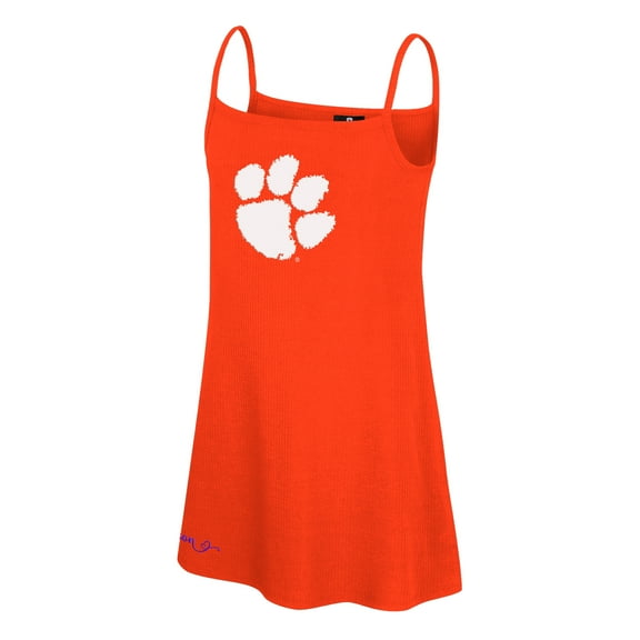 Girls Youth-Colosseum Orange Clemson Tigers Brook Tank Dress