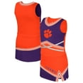 thumbnail image 1 of Girls Youth Colosseum Orange Clemson Tigers Lollipop Park Cheer Two-Piece Set, 1 of 3