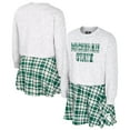 thumbnail image 1 of Girls Youth Colosseum White Michigan State Spartans Marceline Plaid Skirt and Top Set, 1 of 3