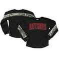 thumbnail image 1 of Girls Youth Gameday Couture  Black Rutgers Scarlet Knights Guess Who's Back Long Sleeve T-Shirt, 1 of 3