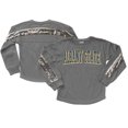 thumbnail image 1 of Girls Youth Gameday Couture  Gray Albany State Golden Rams Guess Who's Back Long Sleeve T-Shirt, 1 of 3