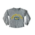 thumbnail image 1 of Girls Youth Gameday Couture Gray Coppin State Eagles Faded Wash Pullover Top, 1 of 1