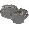 thumbnail image 1 of Girls Youth Gameday Couture  Gray Kent State Golden Flashes Guess Who's Back Long Sleeve T-Shirt, 1 of 3