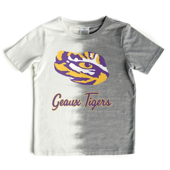 Girls Youth Gameday Couture Gray LSU Tigers Pacesetter T-Shirt