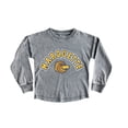 thumbnail image 1 of Girls Youth Gameday Couture Gray Marquette Golden Eagles Faded Wash Pullover Top, 1 of 1