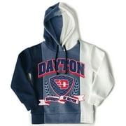 Girls Youth Gameday Couture  Navy Dayton Flyers Hall Of Fame Color Block Pullover Hoodie