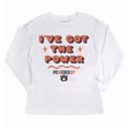 thumbnail image 1 of Girls Youth Gameday Couture White Auburn Tigers PoweredBy Got the Power Long Sleeve T-Shirt, 1 of 1