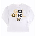 thumbnail image 1 of Girls Youth Gameday Couture White Missouri Tigers PoweredBy Go Girl Long Sleeve T-Shirt, 1 of 1