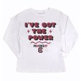 thumbnail image 1 of Girls Youth Gameday Couture White South Carolina Gamecocks PoweredBy Got the Power Long Sleeve T-Shirt, 1 of 1