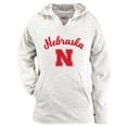 thumbnail image 1 of Girls Youth Garb Natural Nebraska Huskers Hadley Lightweight Sweatshirt, 1 of 1