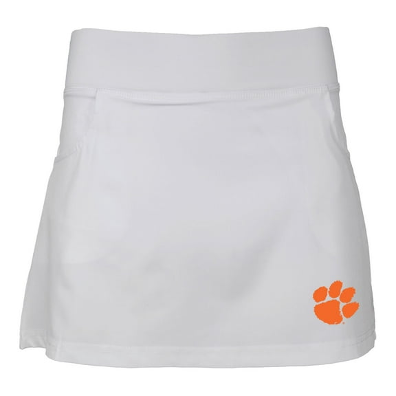 Girls Youth Garb White Clemson Tigers Sara Skort