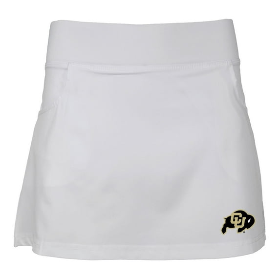 Girls Youth Garb White Colorado Buffaloes Sara Skort