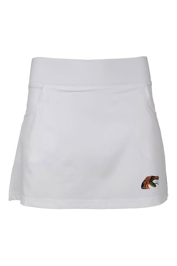 Girls Youth Garb White Florida A&M Rattlers Sara Skort