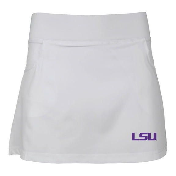 Girls Youth Garb White LSU Tigers Sara Skort