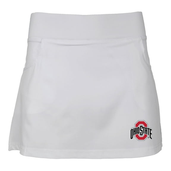 Girls Youth Garb White Ohio State Buckeyes Sara Skort