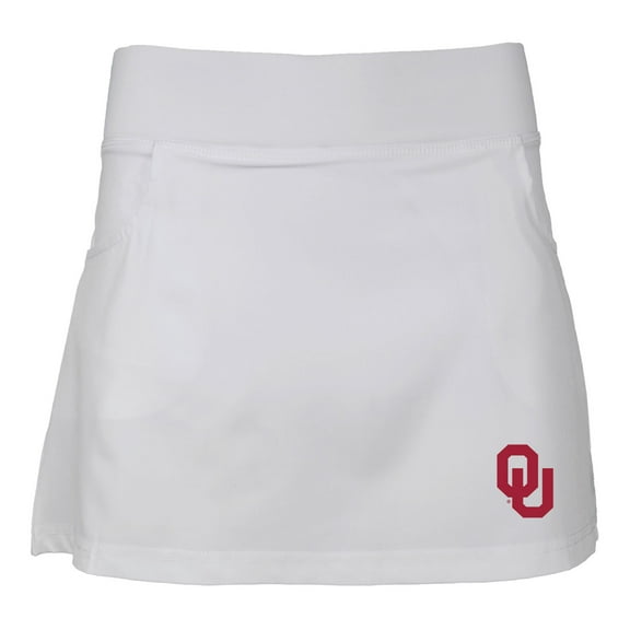 Girls Youth Garb White Oklahoma Sooners Sara Skort