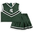 thumbnail image 1 of Girls Youth Green Michigan State Spartans Two-Piece Cheer Set, 1 of 2