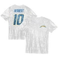 thumbnail image 1 of Girls Youth Justin Herbert Powder Blue Los Angeles Chargers Sequin V-Neck Fashion Jersey, 1 of 3