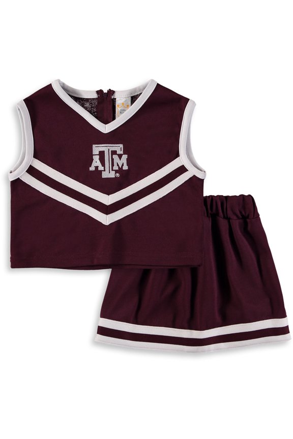 Girls Youth Maroon Texas A&M Aggies Two-Piece Cheer Set