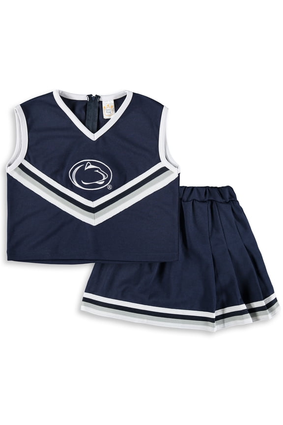 Girls Youth Navy Penn State Nittany Lions Two-Piece Cheer Set