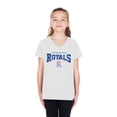 thumbnail image 1 of Girls Youth New Era  White Kansas City Royals 2026 City Connect Flip Sequin V-Neck T-Shirt, 1 of 4