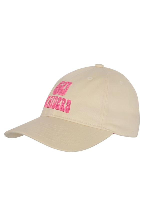 Girls Youth Outerstuff Cream Las Vegas Raiders Blitz Adjustable Hat
