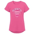 thumbnail image 1 of Girls Youth Pink Washington Commanders Playtime Dolman T-Shirt, 1 of 1