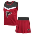 thumbnail image 1 of Girls Youth Red Atlanta Falcons Spirit Two-Piece Cheerleader Set, 1 of 5