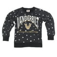 thumbnail image 1 of Girls Youth Wes & Willy  Black Vanderbilt Commodores Shimmer Star Reverse Sweatshirt, 1 of 3