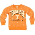 thumbnail image 1 of Girls Youth Wes & Willy  Tennessee Orange Tennessee Volunteers Shimmer Star Reverse Sweatshirt, 1 of 3