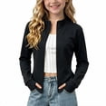 thumbnail image 1 of Girls Zip Up Athletic Jacket Lightweight Stand Collar Workout Outerwear With Thumbhole Cuffs for Gym Yoga Sports Daily Occasions, 1 of 8