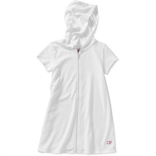 Girls' Zip-Up Terry Cover Up