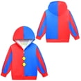thumbnail image 1 of Girls Zip-up Hoodie Jacket Clown 3D Prints Sweatshirts Outer Coat, 1 of 6