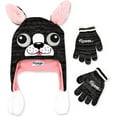 thumbnail image 1 of Girls and Boys Hat & Gloves Set / Cold-Weather Beanie & Gloves for Ages 4-7, 1 of 4