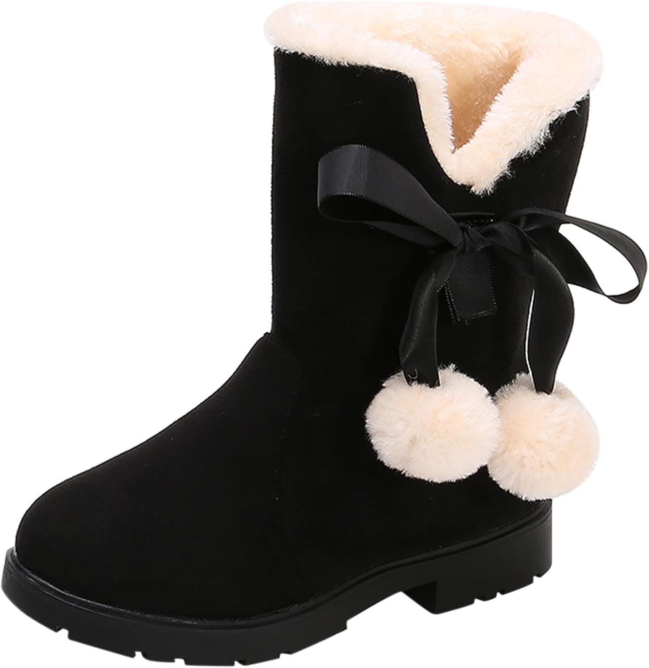 Furry boots for kids hot sale